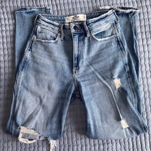 hollister mom jeans